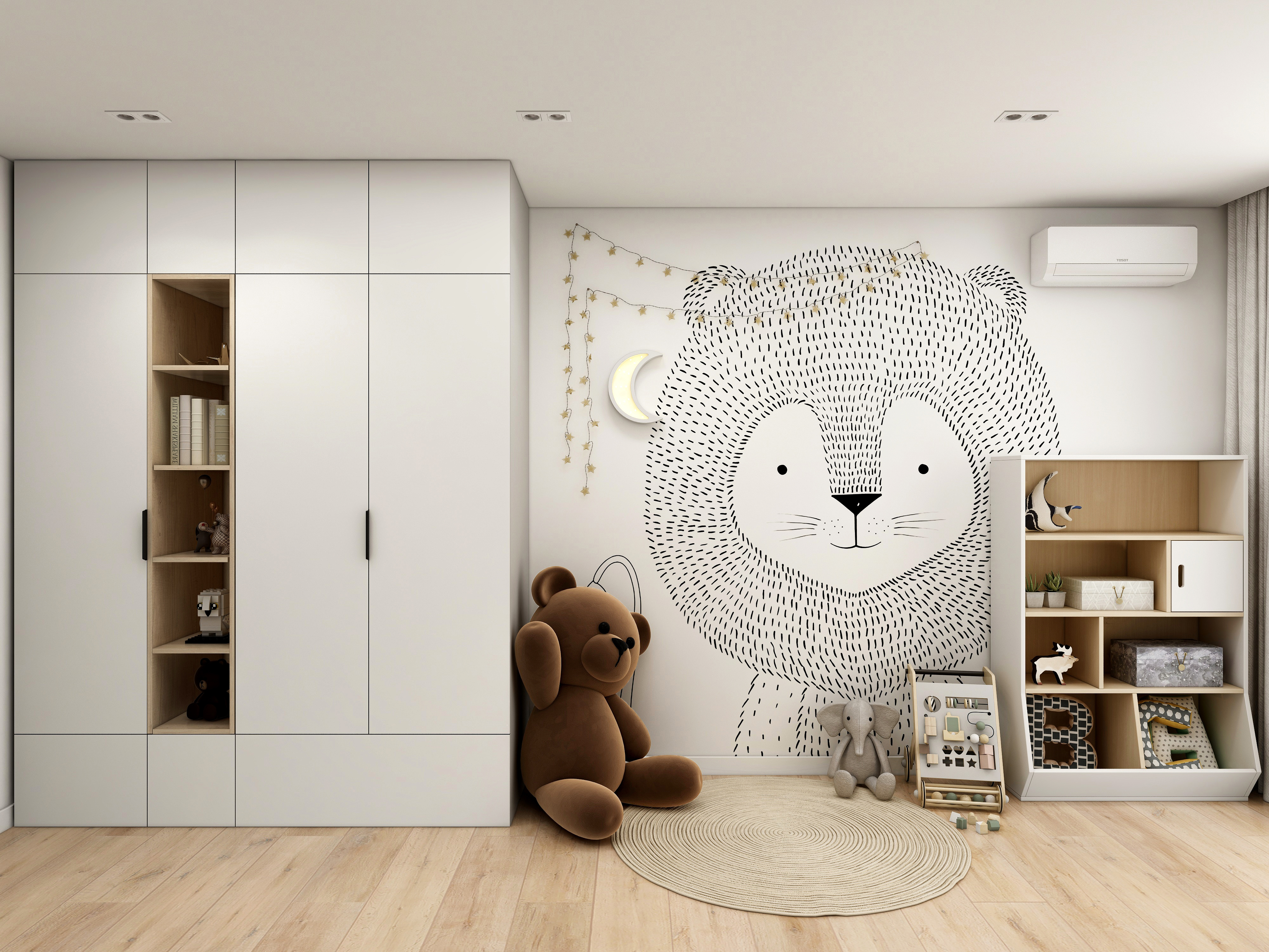 Дитяча з левом — квартира 94 м²