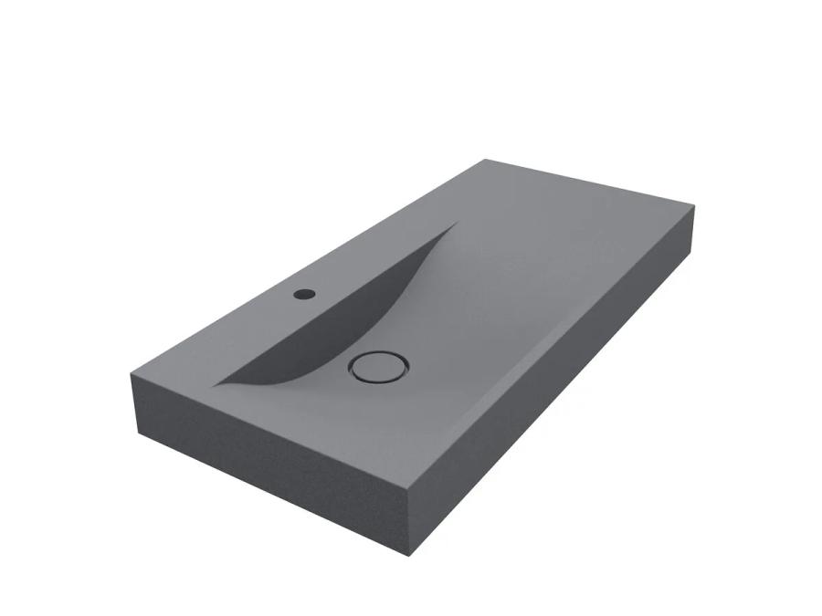 Умивальник VIOLA 1000 L MIRASTONE GRAY