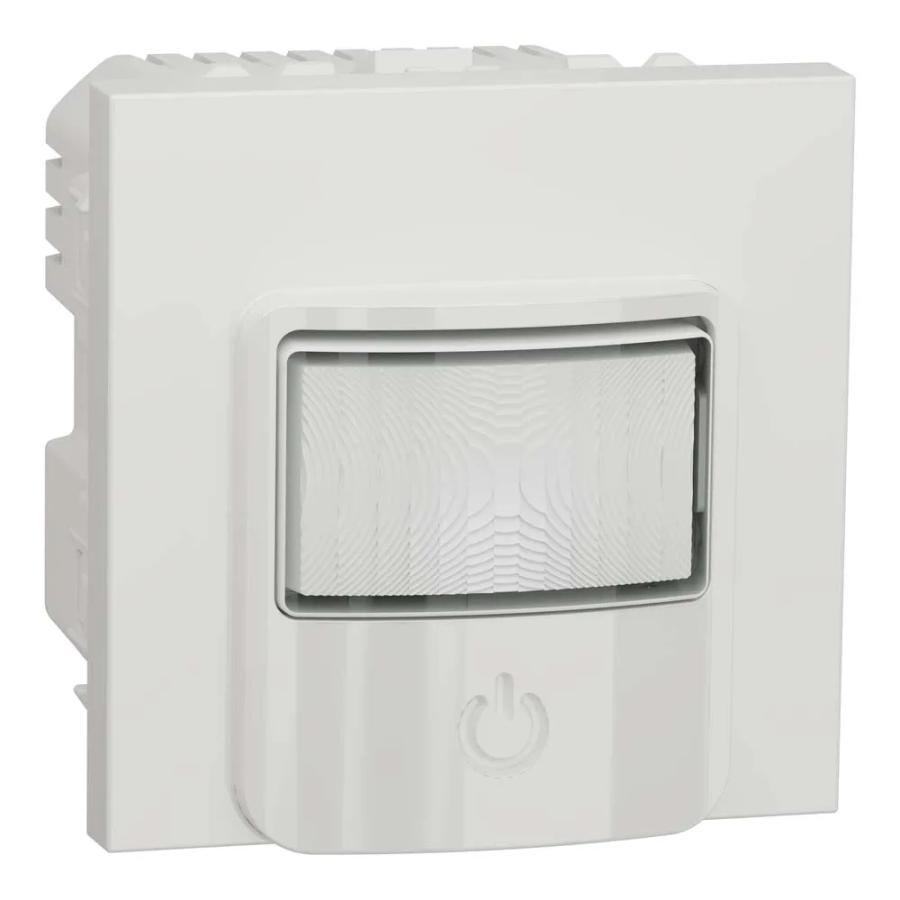 Датчик руху з вимикачем Schneider Unica NEW 10A білий ( NU352518 )