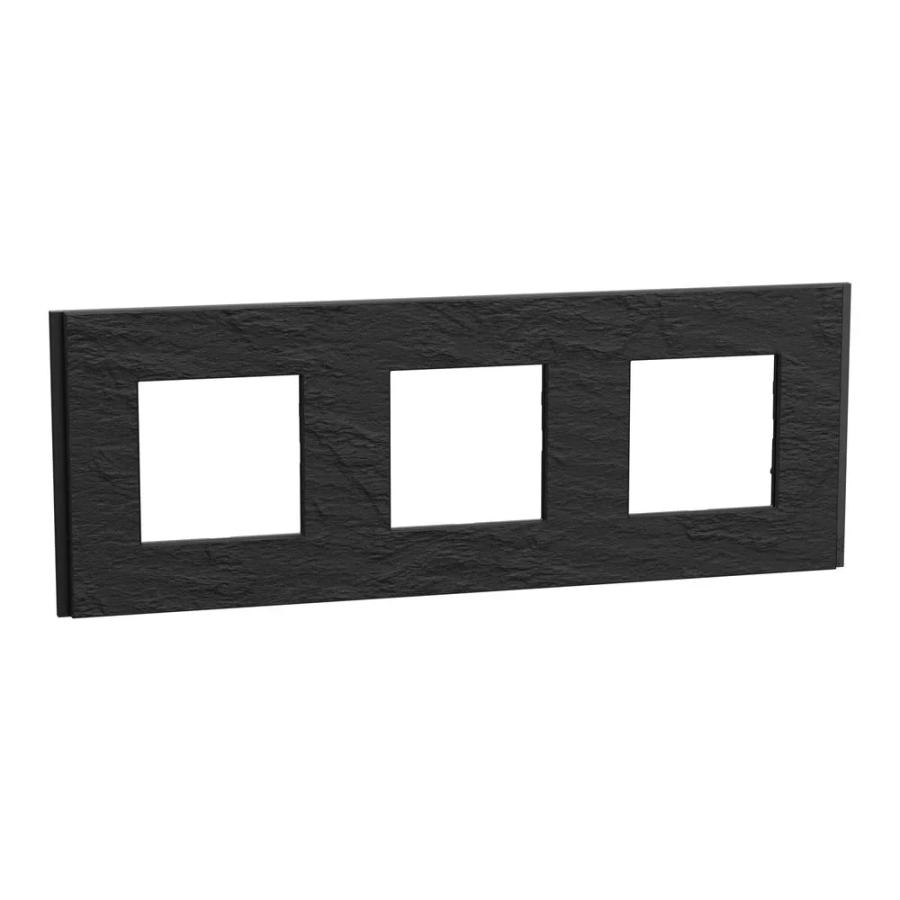 Рамка Schneider Deco Material камінь 3-на ( NU600677 )