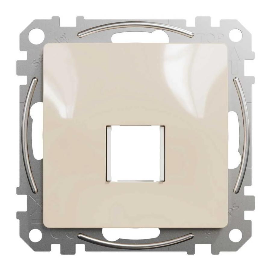 Центральна плата Schneider Sedna Design бежева 1-на Keystone ( SDD112421 )