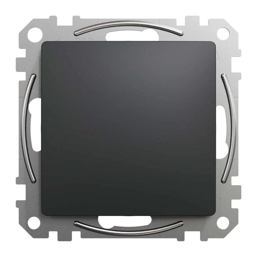 Заглушка Schneider Sedna Design чорна без рамки ( SDD114904 )