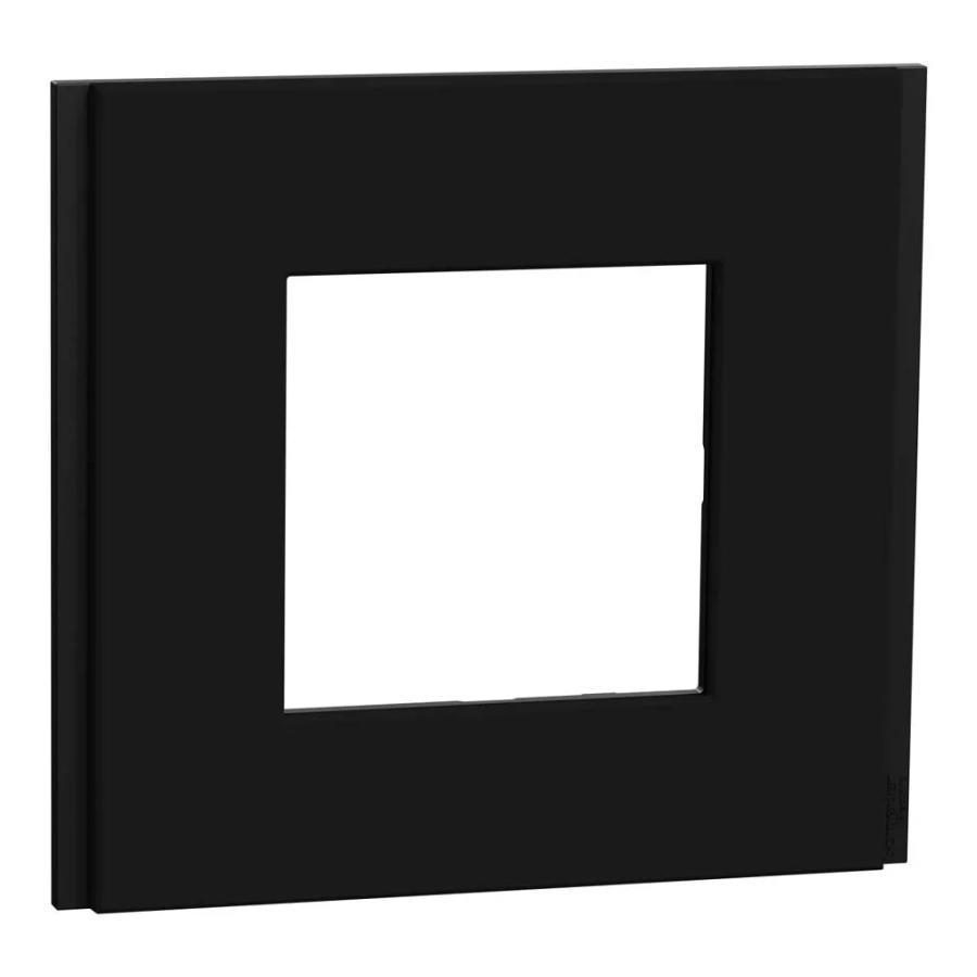 Рамка Schneider Deco Material каучук 1-на ( NU600272 )