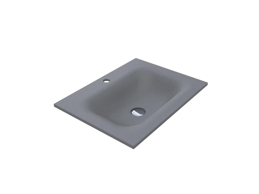 Умивальник JESSEL 600 MIRASTONE GRAY