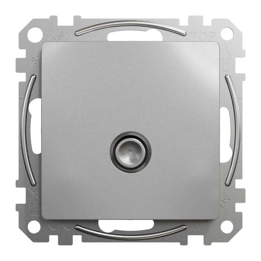 Розетка Schneider Sedna Design алюміній TV кінцева ( SDD113471 )
