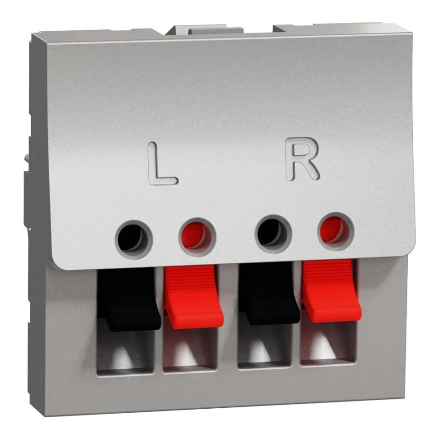 Розетка Schneider Unica NEW алюміній аудіо ( NU348630 )