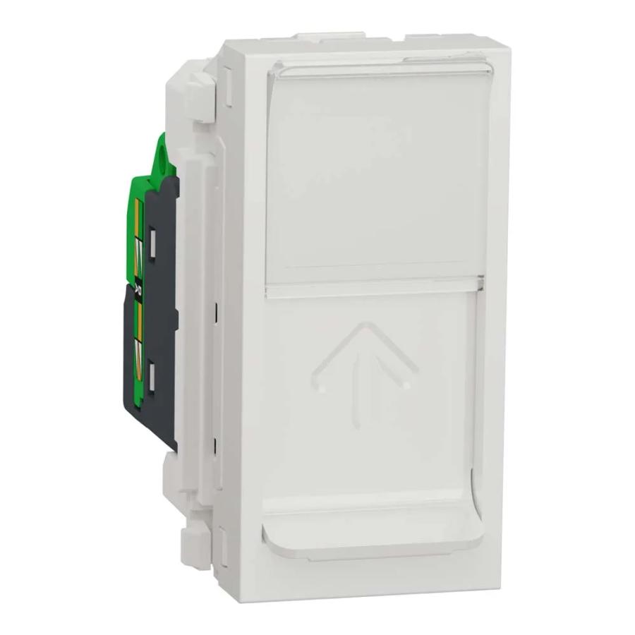 Розетка Schneider Unica NEW біла комп ютерна RJ45 Cat. 6А FTP 1 мод ( NU344818 )