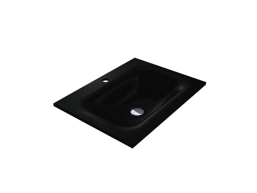 Умивальник JESSEL 600 MIRASTONE BLACK SHINE