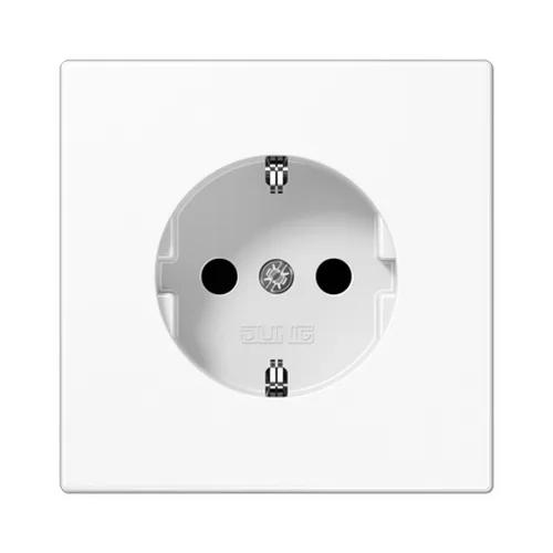 Розетка Jung LS біла 1-на з заземленням ( LS1520WW )