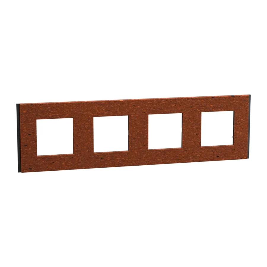 Рамка Schneider Deco Material теракотовий 4-на ( NU600871 )