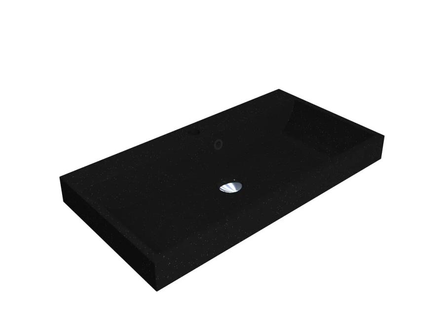 Умивальник VARNA 800 MIRASTONE BLACK SHINE