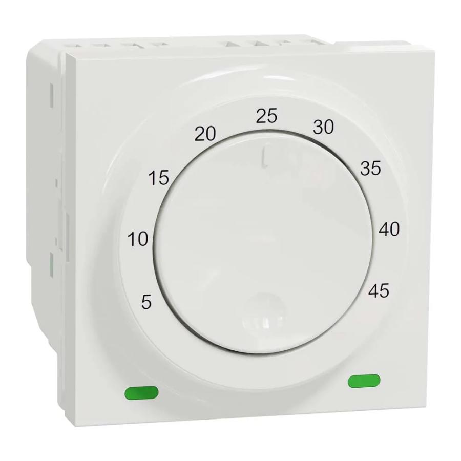 Термостат теплої підлоги Schneider Unica NEW 10А білий ( NU350318 )
