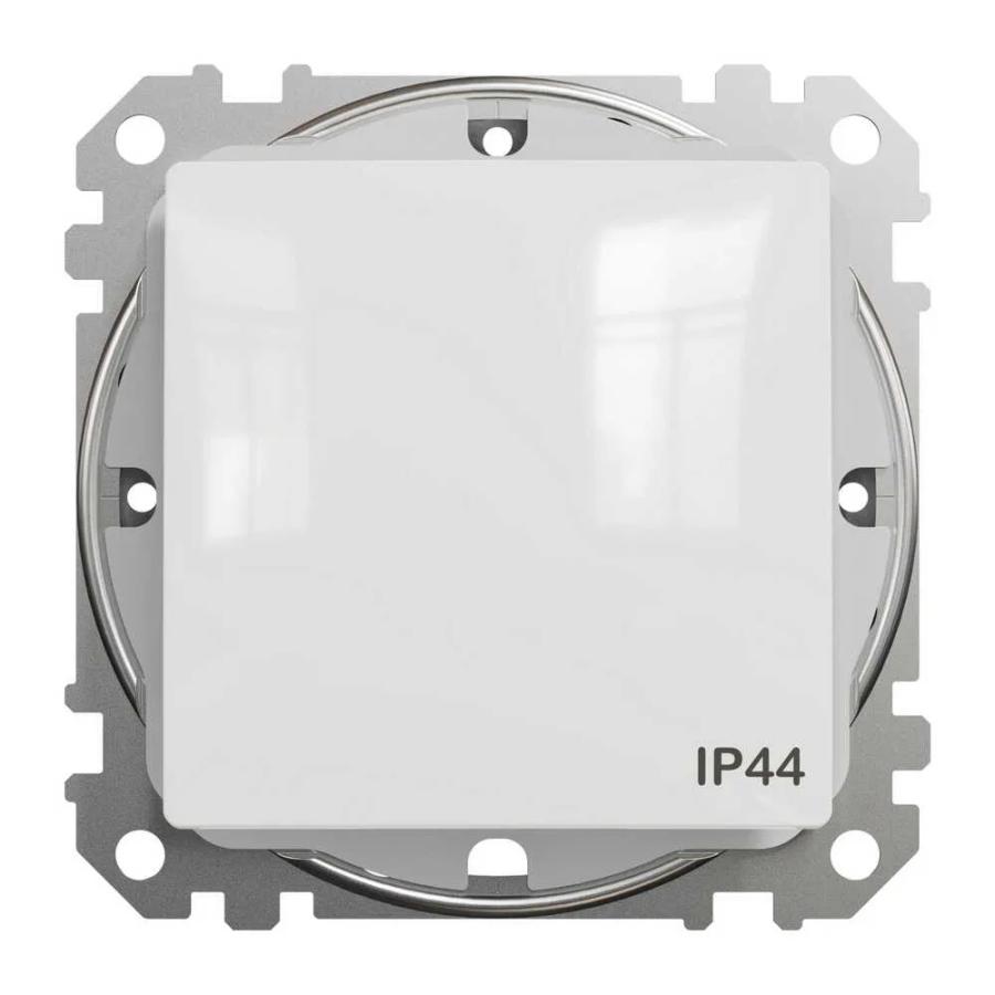 Вимикач Schneider Sedna Design білий 1кл IP44 ( SDD211101 )