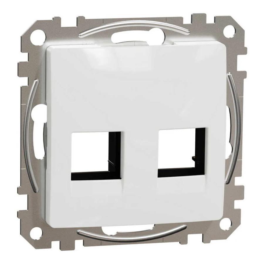 Центральна плата Schneider Sedna Design біла 2-на RJ45 ( SDD111444C )