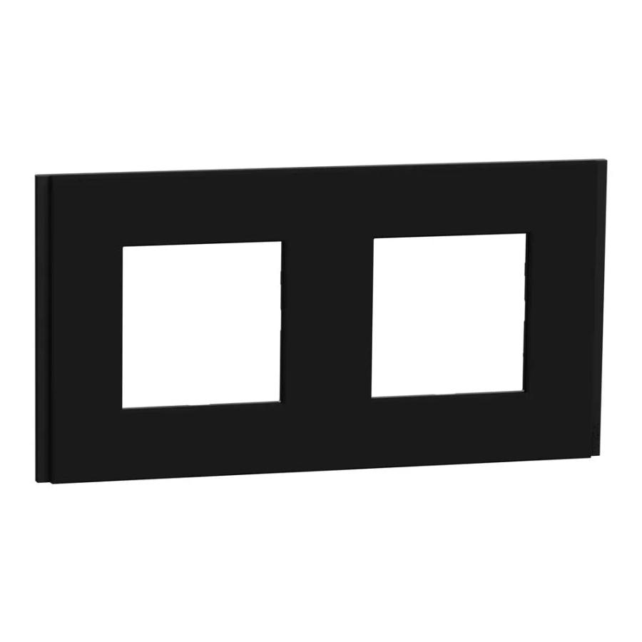 Рамка Schneider Deco Material каучук 2-на ( NU600472 )