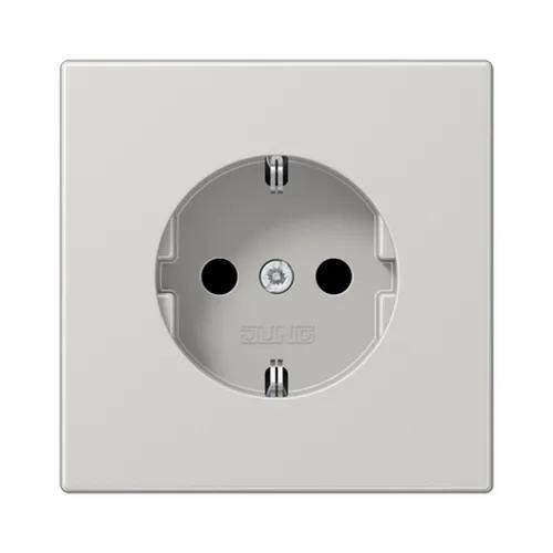 Розетка Jung LS світло-сіра 1-на з заземленням ( LS1520LG )
