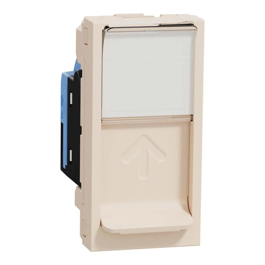 Розетка Schneider Unica NEW бежева комп ютерна RJ45 Cat. 5e UTP 1 мод ( NU341044 )