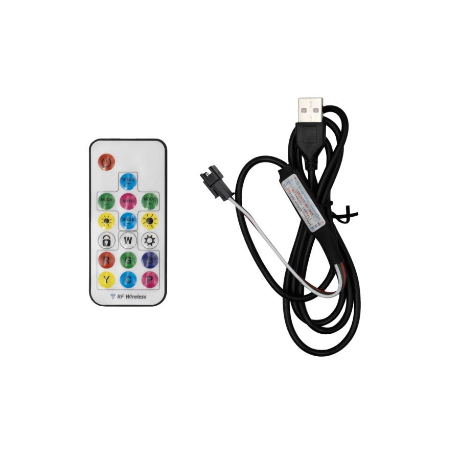 Контролер PROLUM SPI; RGB; RF; з USB