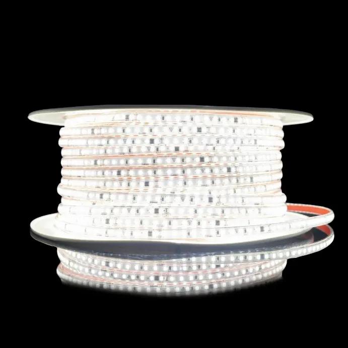 Світлодіодна LED стрічка PROLUM™ 220V; 2835\120; IP67; Series "S", Білий, 6500К