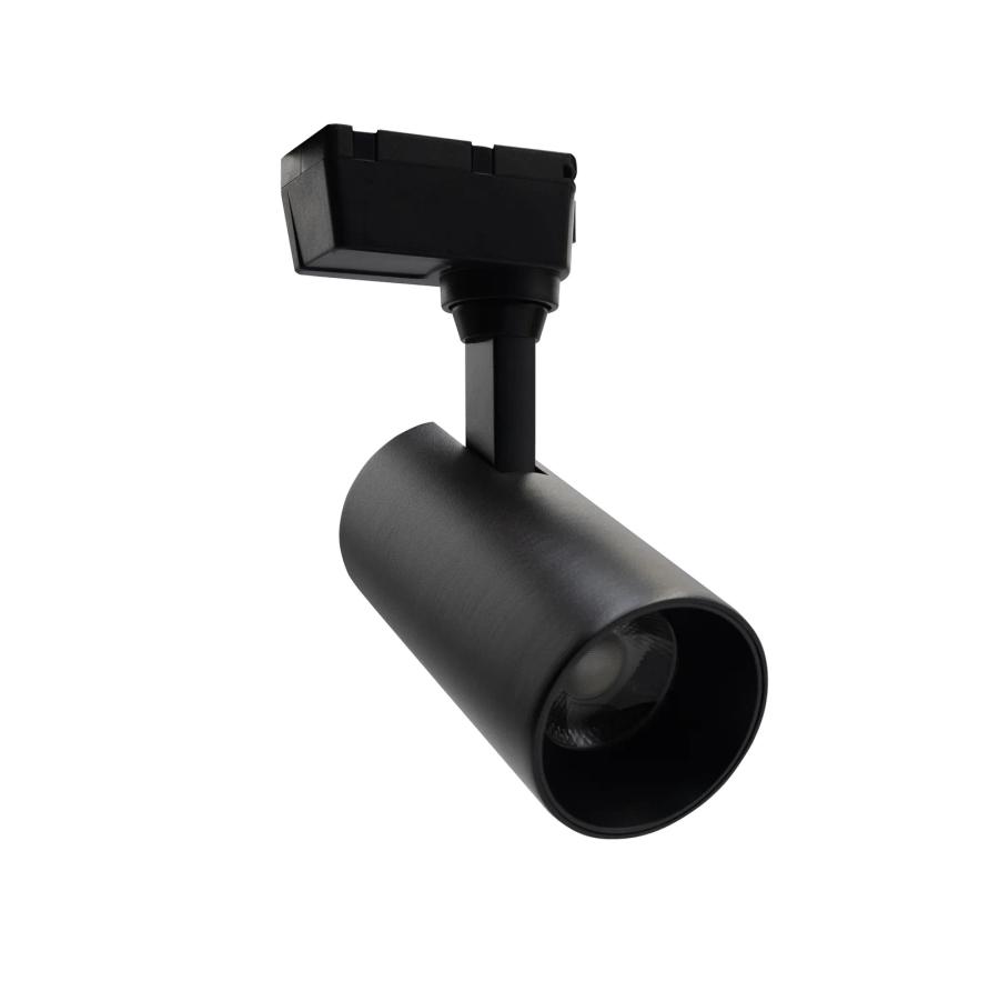 Трековий світильник PROLUM™ M27; 12W; 220V; Чорний SERIES "TLB"; Білий 4000К