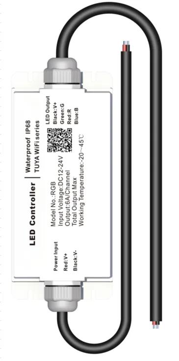 Контролер керування PROLUM RGB; Wi-Fi; TUYA; TOUCH; 18A; Герметичний IP68; Series: HomeLink;