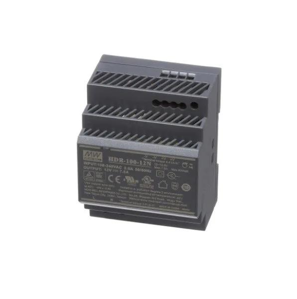 Блок живлення Mean Well на DIN-рейку HDR-100-12N (90W; 7,5A; 12V; IP20) Series "HDR", 92%