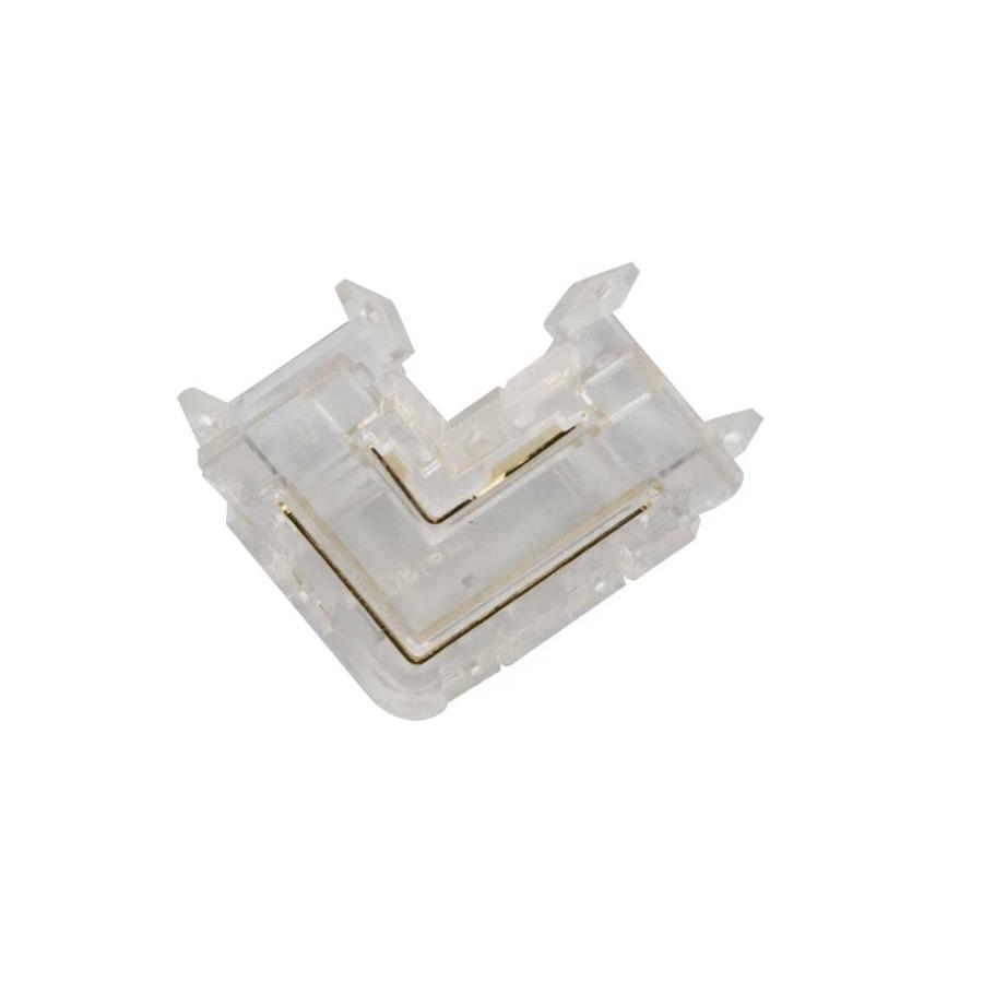 Конектор PROLUM™ для стрічки SMD&COB SLIM, 8ММ, 2PIN, Кутовий - L