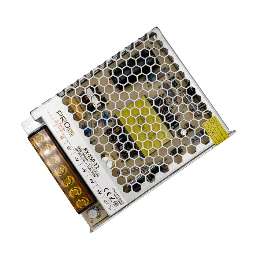 Блок живлення PROLUM™ 12V, 150W, 12.5А, Series "RX"