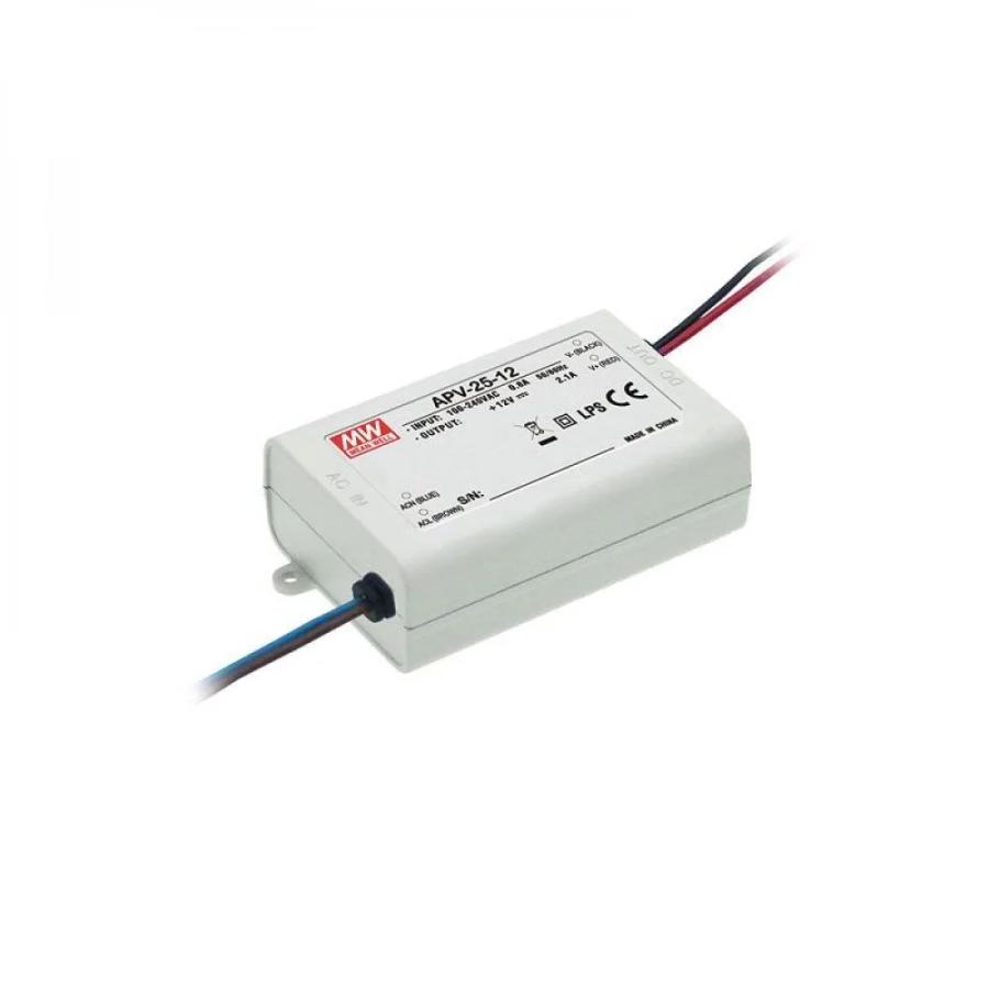 Блок живлення Mean Well APV-25-12 (25.2W; 2.1A; 12V; IP20) Series "APV"