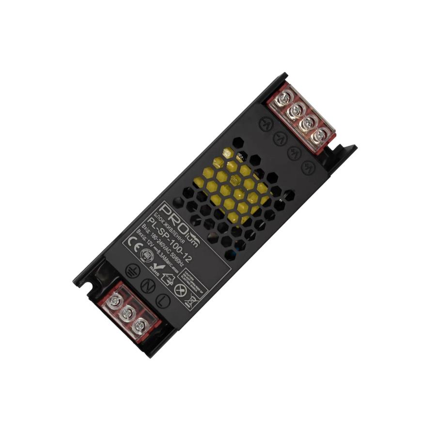 Блок живлення PROLUM™ 12V, 100W, 8.33А, Series "SP"