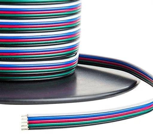 Дріт PROLUM™ 5P для RGB+W стрічки 5x0.2 мм;AWG24;UL1007