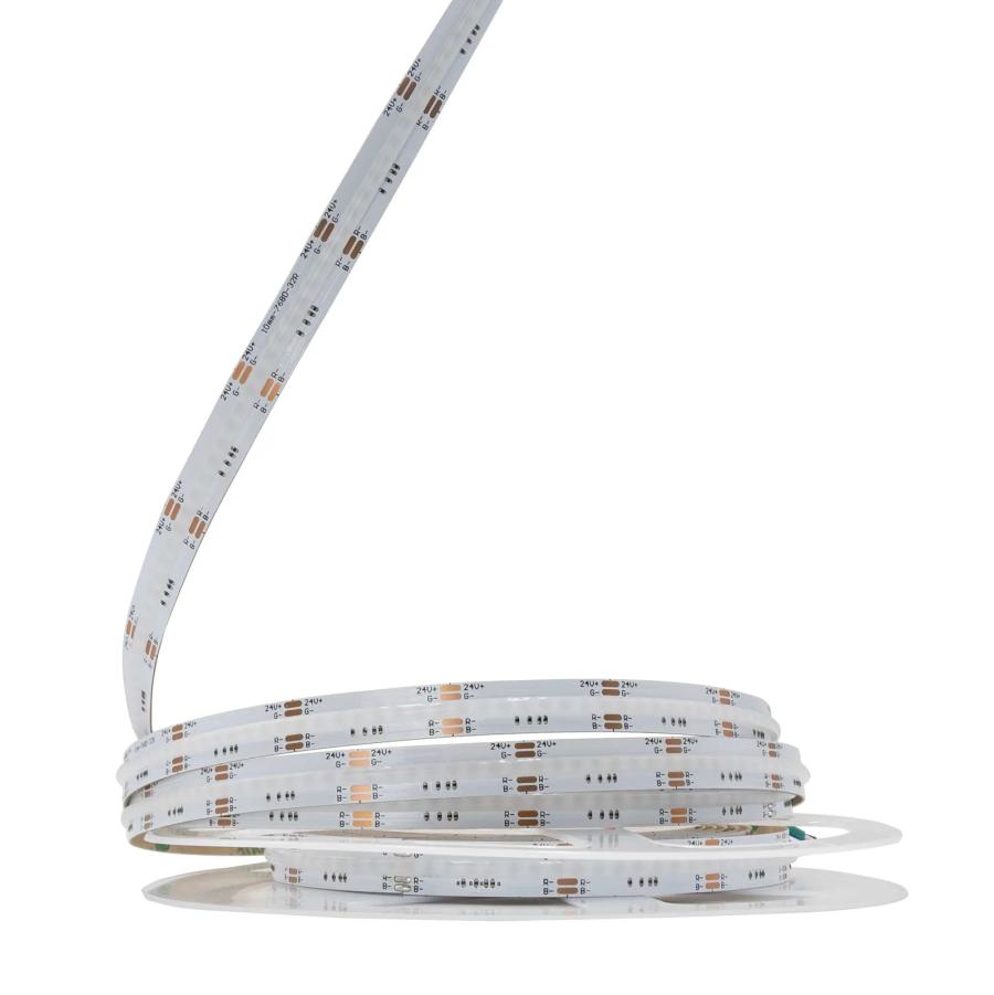 Світлодіодна LED стрічка PROLUM™ 24V; IP20; СОВ; 768LED; Series "SG", RGB