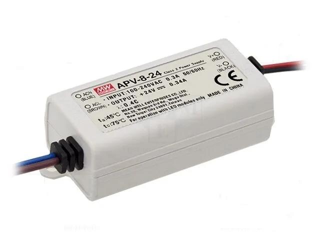 Блок живлення Mean Well APV-8-24 (8.16 W; 0.34A; 24V; IP67) Series "APV"
