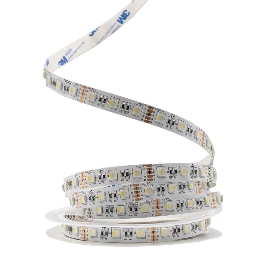 Світлодіодна LED стрічка PROLUM™ 12V; 5050\60; IP20; Series "PRO", RGB + W
