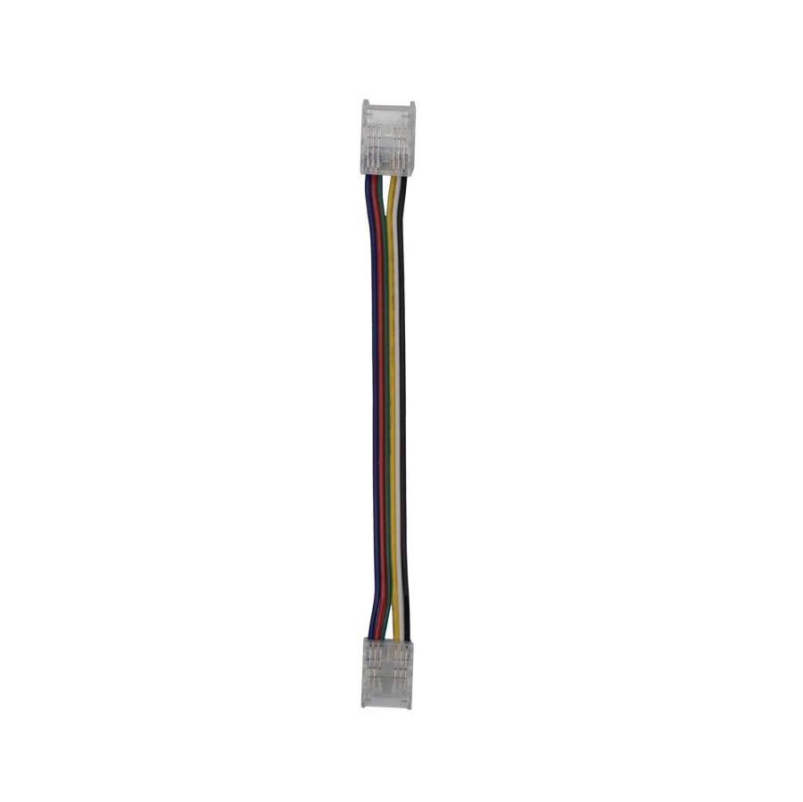 Конектор PROLUM™ для стрічки COB, 12ММ, 6PIN, RGB+CCT, 2jack