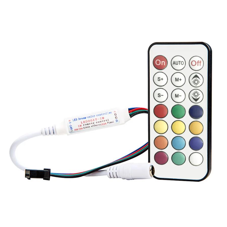 Контролер PROLUM SPI RGB  (21 кнопка; IR; 6A;)