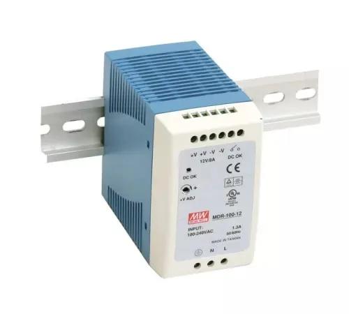 Блок живлення на DIN-рейку Mean Well MDR-100-12 90W; 7,5A; 12V; IP20) Series "MDR"