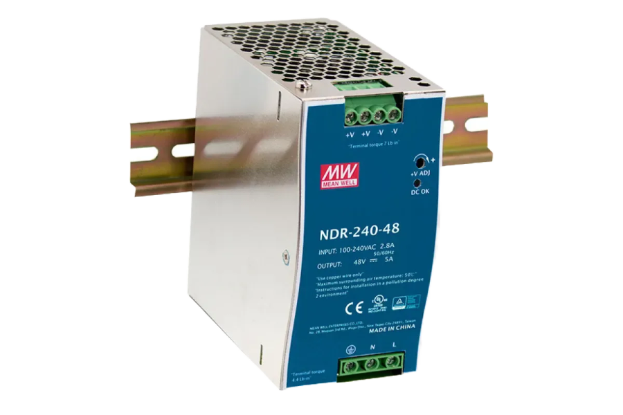Блок живлення на DIN-рейку Mean Well NDR-240-48 (240W; 5A;48V; IP20) Series "NDR"