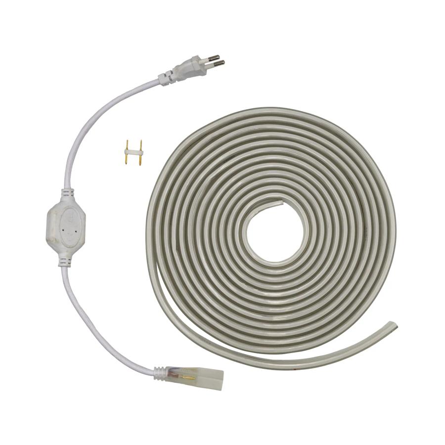 Готовий набір Світлодіодної LED стрічка 220V PROlum™ IP67 5730\120 Series "S", Білий