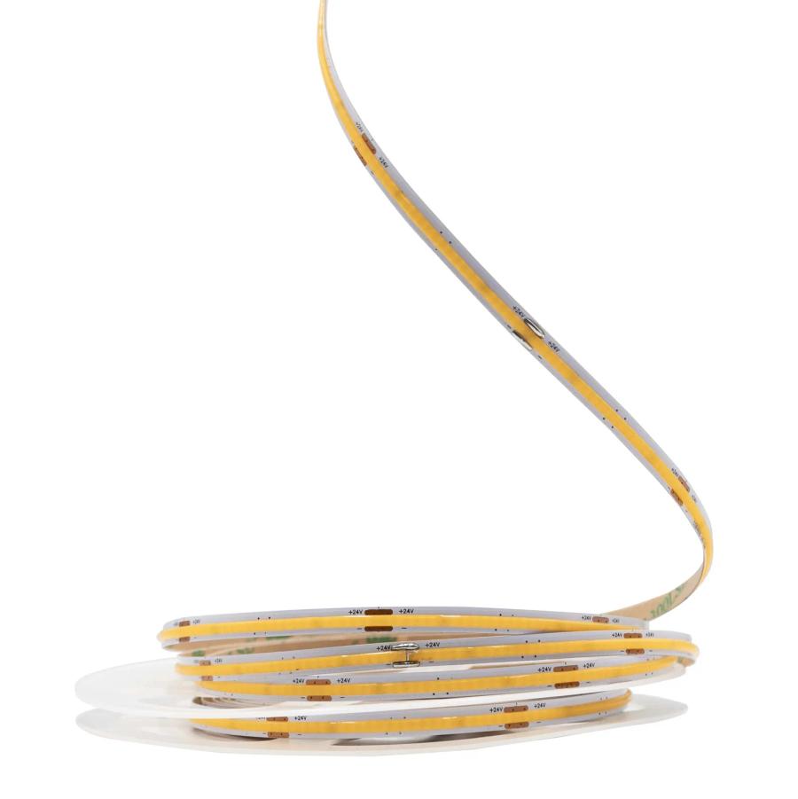 Світлодіодна LED стрічка PROLUM 24V СОВ 480 LED 5ММ IP20 Series "SG", Тепло-Білий, 3000К