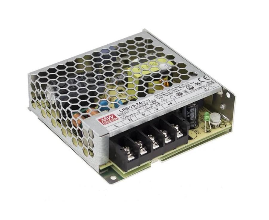 Блок живлення Mean Well LRS-75-48 (76.8W; 1.6A; 48V; IP20) Series "LRS"