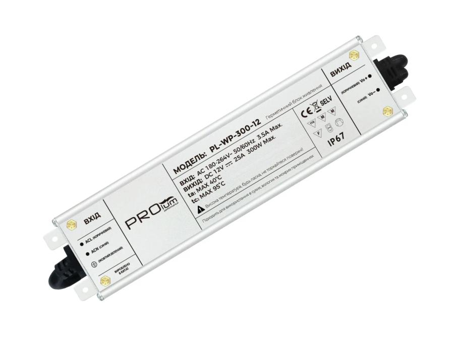 Блок живлення PROLUM™ 12V, 300W, 25А, Series "WPS"