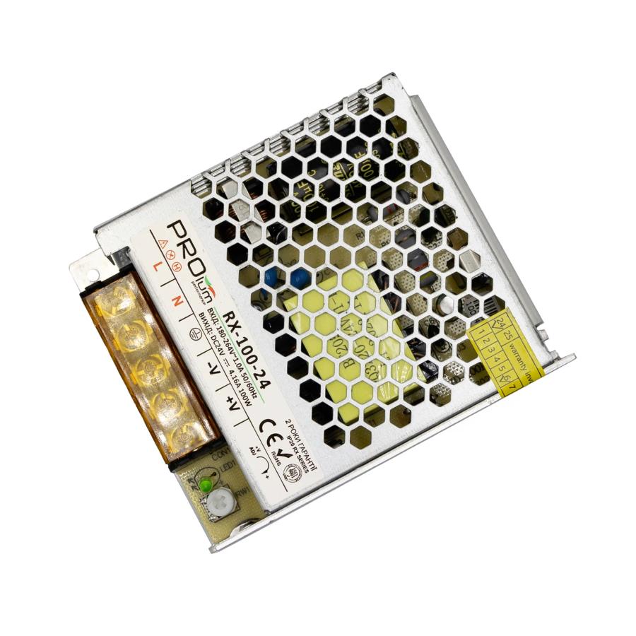 Блок живлення PROLUM™ 24V, 100W, 4.16А, Series "RX"