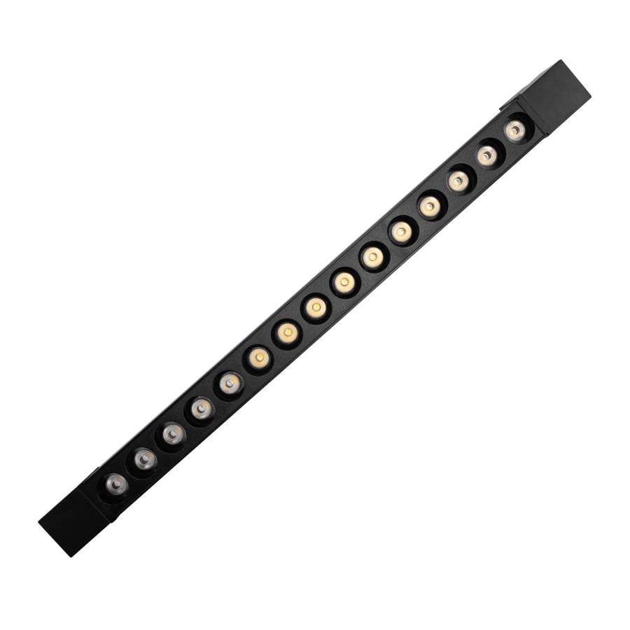 Трековий світильник PROLUM™ Поворотний; M27; 30W; 220V; Чорний SERIES "GF"; Білий 4000К