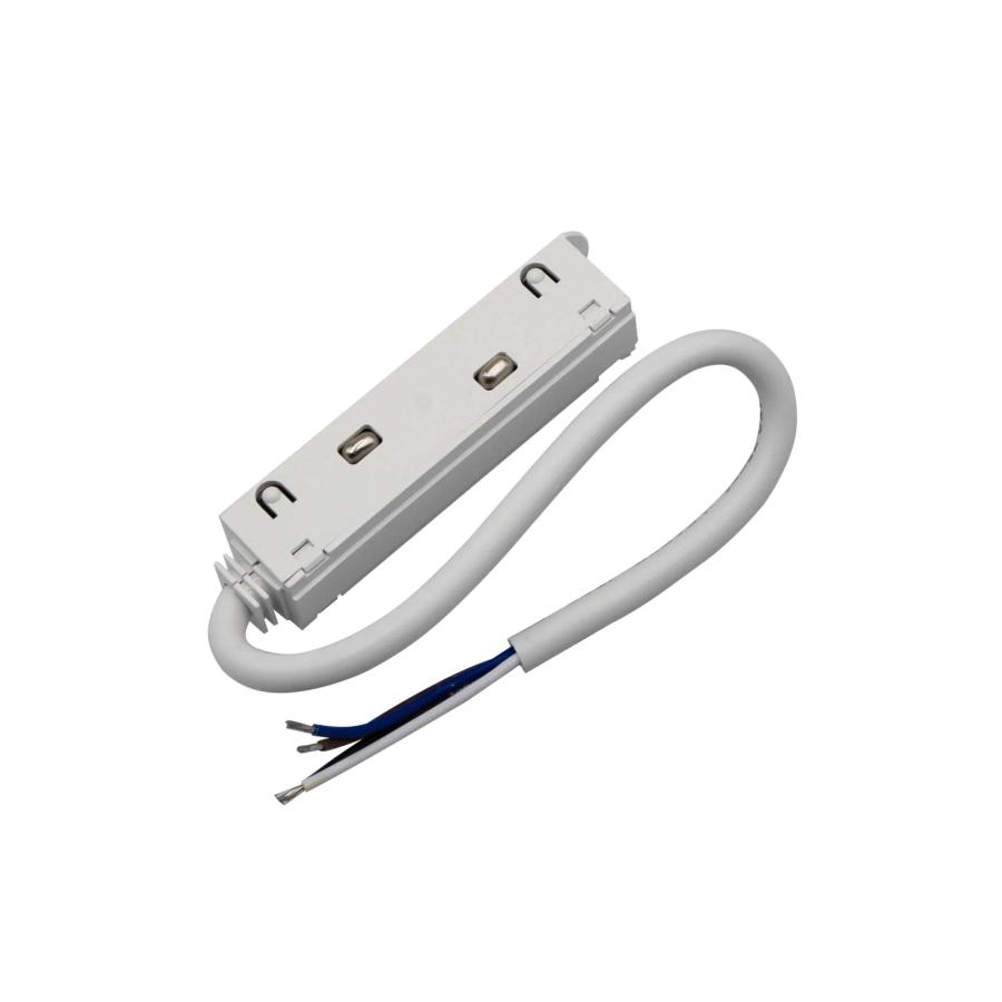 Конектор підключення PROLUM™ 48V; для магнітної трекової системи М20; Білий