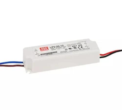 Блок живлення Mean Well LPV-20-24 (20.2W; 0.84A ; 24V; IP67) Series "LPV"