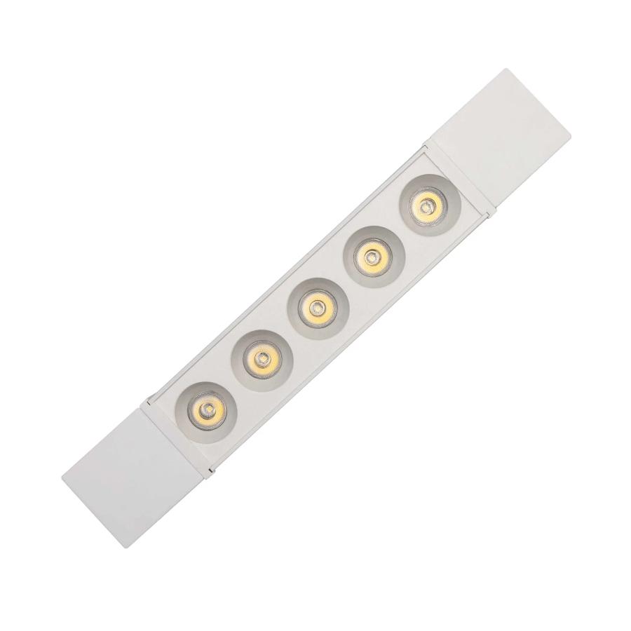 Трековий світильник PROLUM™ Поворотний; M27; 10W; 220V; Білий SERIES "GF"; Білий 4000К