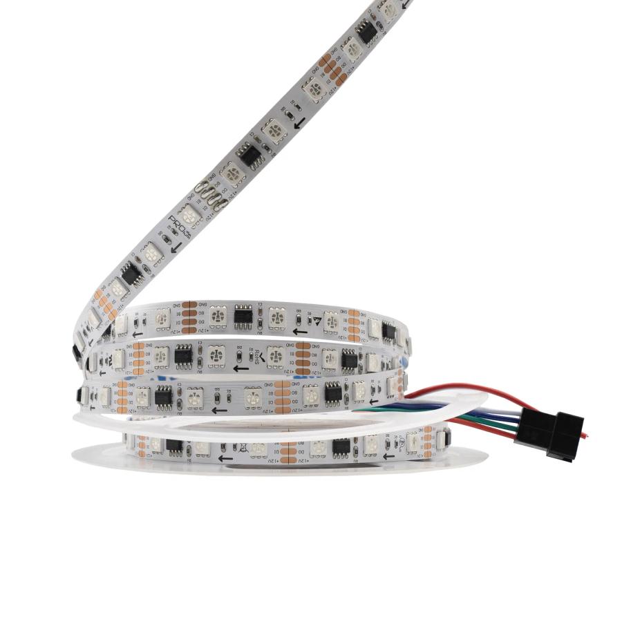 Світлодіодна LED стрічка PROLUM™ 12V; 5050\60; IP20; Series "SMART", RGB (Pixel Full Color)