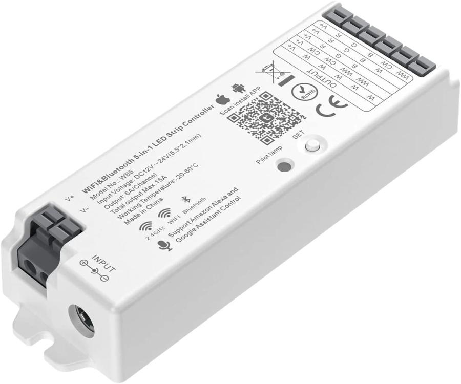 Контролер керування універсальний PROLUM 5in1; Wi-Fi; TUYA; 15A; Series: HomeLink