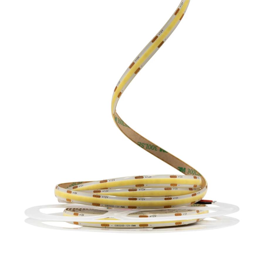 Світлодіодна стрічка СОВ PROLUM™ 12V; 320 LED; IP65; Series "SG", Білий, 6500К